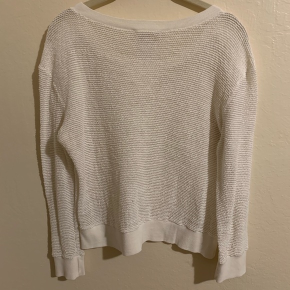 Anthropologie Corey Lynn Calter Lace Sweater White - Picture 5 of 5
